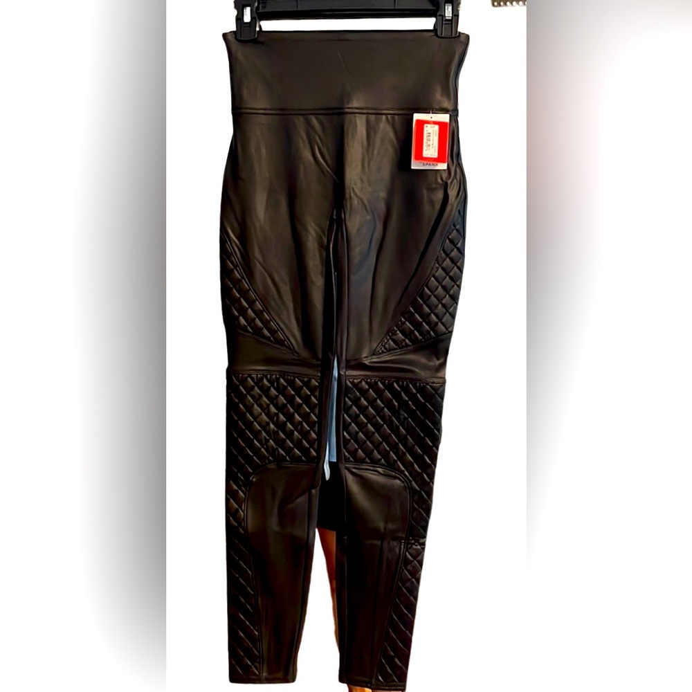 NWT Spanx Moto leggings